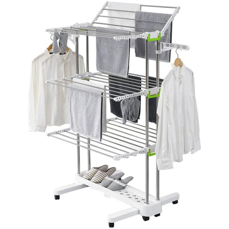 Indoor hanging 2025 clothes drying rack